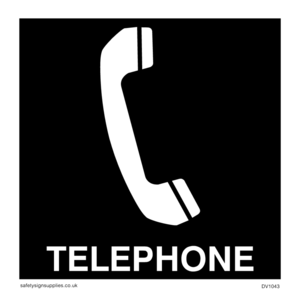 DV1043: telephone sign