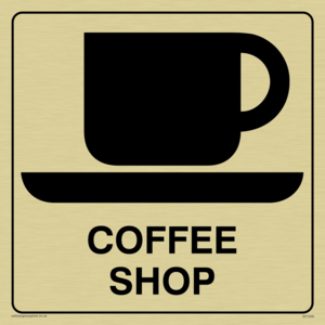 DV1048: coffee shop sign
