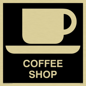 DV1049: coffee shop sign