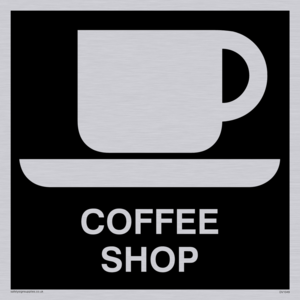 DV1049: coffee shop sign