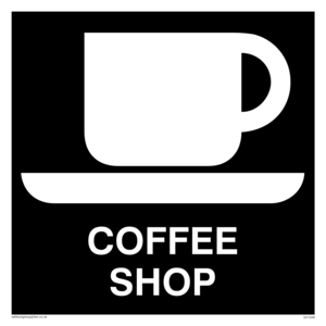 DV1049: coffee shop sign