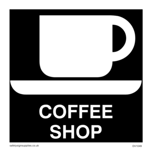 DV1049: coffee shop sign