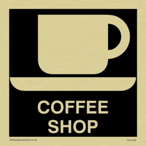 DV1049: coffee shop sign