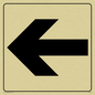 DV1050: straight arrow only sign