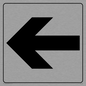 DV1050: straight arrow only sign