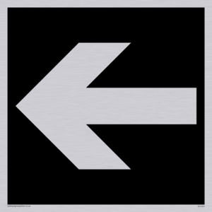 DV1051: straight arrow only sign