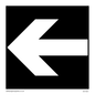 DV1051: straight arrow only sign