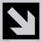 DV1053: diagonal arrow only sign
