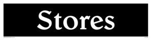 DV1055: stores - door sign