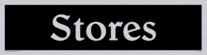 DV1055: stores - door sign