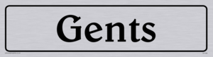 DV1060: gents - toilet door sign