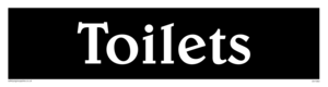 DV1063: toilets - door sign
