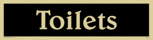 DV1063: toilets - door sign