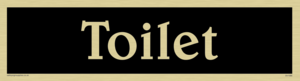 DV1066: toilet - door sign