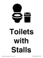 DV10662: Toilets: Stalls with Sanitary Bin