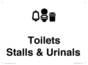 DV10664: Toilets: Stalls and Urinals with Sanitary bins