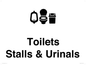 DV10664: Toilets: Stalls and Urinals with Sanitary bins