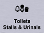 DV10664: Toilets: Stalls and Urinals with Sanitary bins