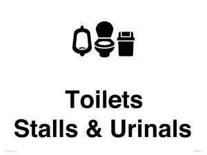 DV10664: Toilets: Stalls and Urinals with Sanitary bins