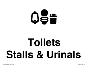 DV10664: Toilets: Stalls and Urinals with Sanitary bins