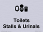 DV10664: Toilets: Stalls and Urinals with Sanitary bins