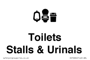DV10664: Toilets: Stalls and Urinals with Sanitary bins