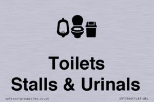 DV10664: Toilets: Stalls and Urinals with Sanitary bins