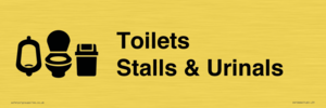 DV10664: Toilets: Stalls and Urinals with Sanitary bins