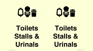 DV10664: Toilets: Stalls and Urinals with Sanitary bins