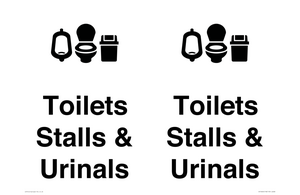 DV10664: Toilets: Stalls and Urinals with Sanitary bins