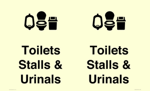 DV10664: Toilets: Stalls and Urinals with Sanitary bins