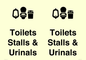DV10664: Toilets: Stalls and Urinals with Sanitary bins