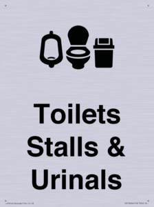 DV10664: Toilets: Stalls and Urinals with Sanitary bins