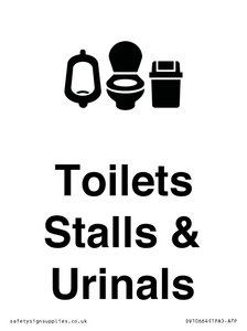 DV10664: Toilets: Stalls and Urinals with Sanitary bins