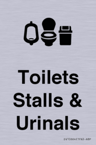 DV10664: Toilets: Stalls and Urinals with Sanitary bins