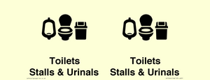 DV10664: Toilets: Stalls and Urinals with Sanitary bins