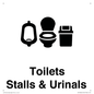 DV10664: Toilets: Stalls and Urinals with Sanitary bins