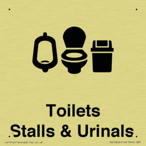 DV10664: Toilets: Stalls and Urinals with Sanitary bins