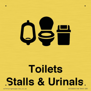 DV10664: Toilets: Stalls and Urinals with Sanitary bins
