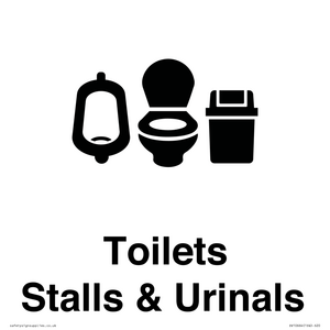 DV10664: Toilets: Stalls and Urinals with Sanitary bins