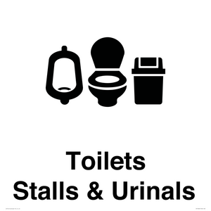 DV10664: Toilets: Stalls and Urinals with Sanitary bins