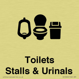 DV10664: Toilets: Stalls and Urinals with Sanitary bins