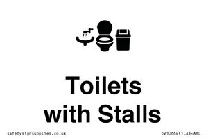 DV10666: Toilets: Stalls and Wash Basin with Sanitary Bin