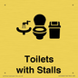 DV10666: Toilets: Stalls and Wash Basin with Sanitary Bin