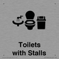 DV10666: Toilets: Stalls and Wash Basin with Sanitary Bin