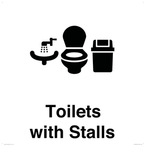 DV10666: Toilets: Stalls and Wash Basin with Sanitary Bin