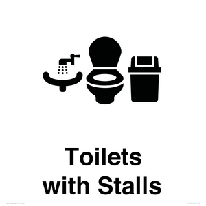 DV10666: Toilets: Stalls and Wash Basin with Sanitary Bin