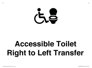 DV10668: Accessible Toilet with Right to Left Transfer