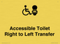 DV10668: Accessible Toilet with Right to Left Transfer
