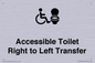 DV10668: Accessible Toilet with Right to Left Transfer